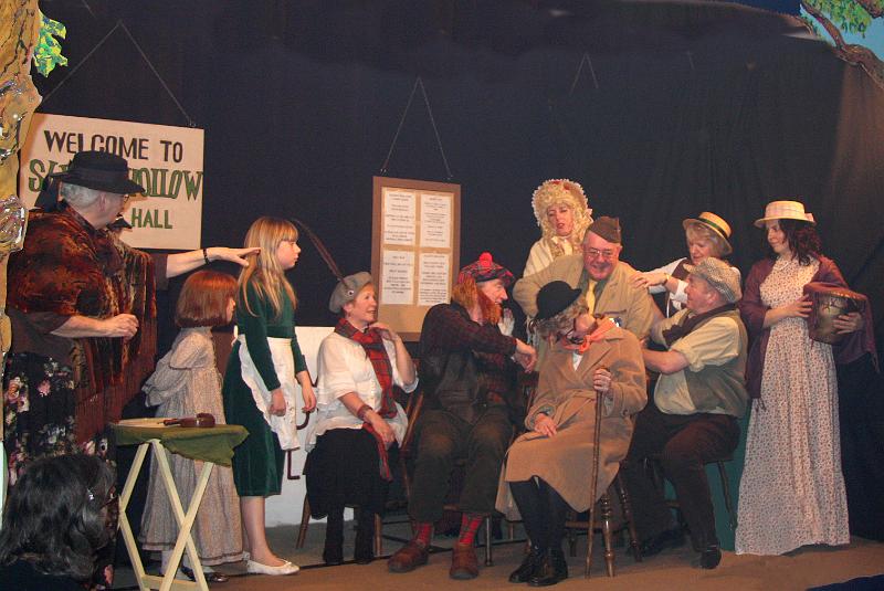 Meeting A.jpg - At the second village meeting, Mr Jones has to be restrained again.